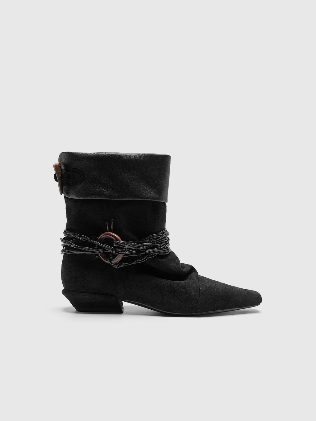 Cihi Vintage Woven Block-Heel