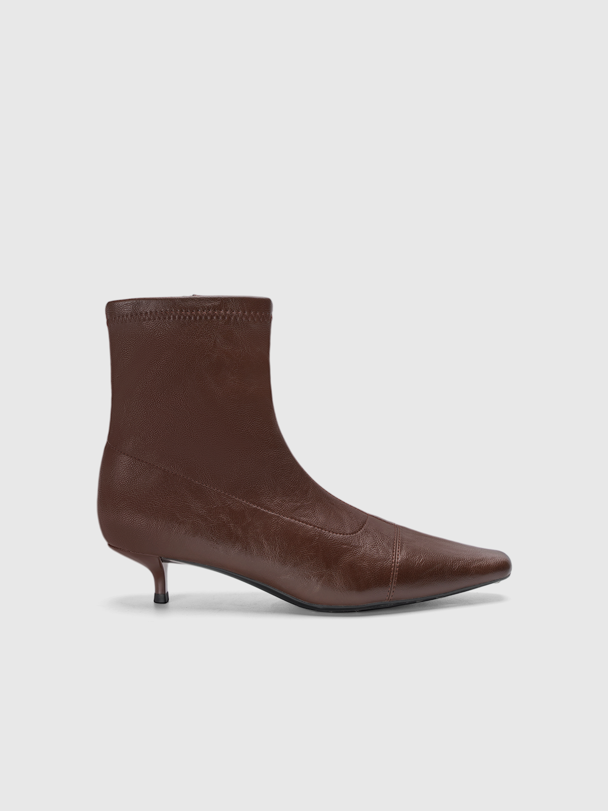 Cihi Vintage Square-Toe Kitten-Heel
