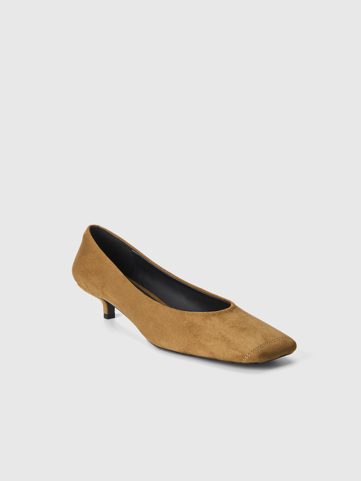 Cihi Elegant Stitched Kitten-Heel