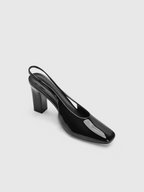 Cihi Elegant Square-Toe Open-Back