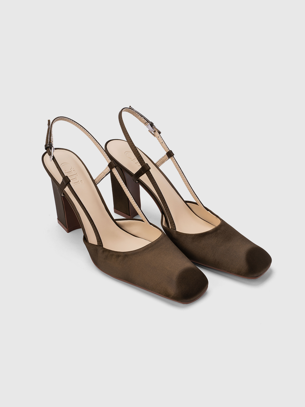 Cihi Elegant Stitched Block-Heel