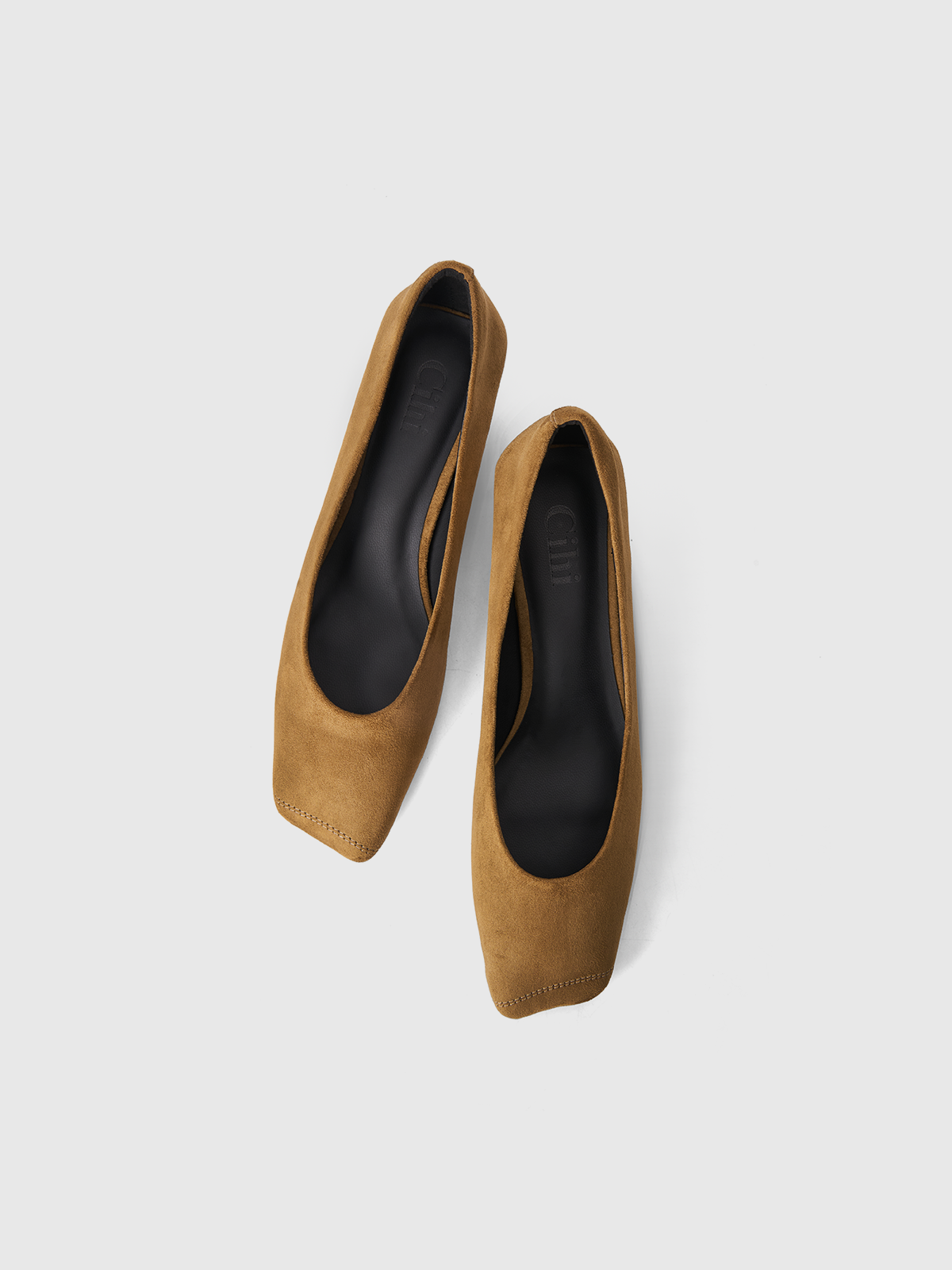 Cihi Elegant Stitched Kitten-Heel