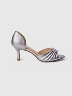 Cihi Elegant Ruched Open-Toe