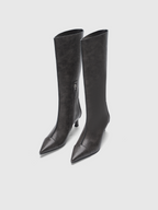 Cihi Sharp Pointed Block-Heel