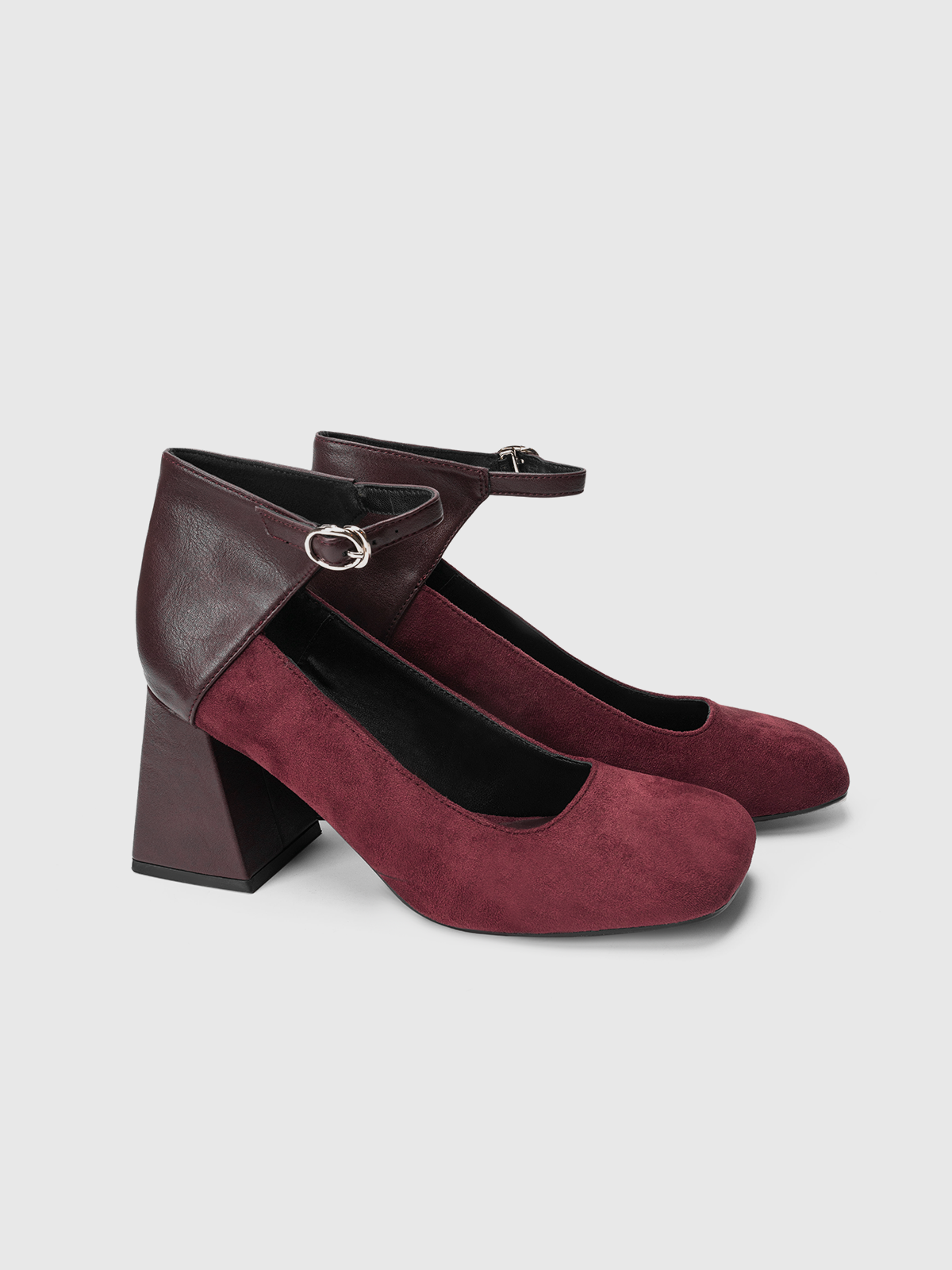 Cihi Architectural Colorblock Block-Heel