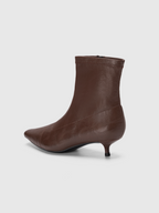 Cihi Vintage Square-Toe Kitten-Heel