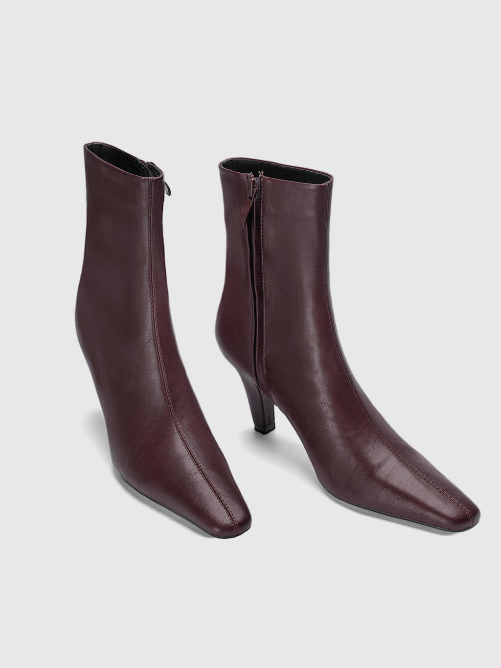 Cihi Minimal Tapered Heel Mid-Calf Boots