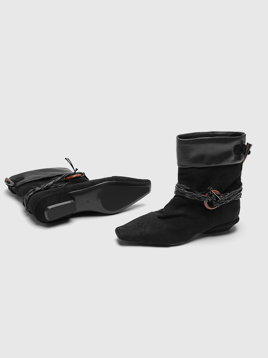 Cihi Vintage Woven Block-Heel
