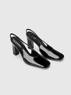 Cihi Elegant Square-Toe Open-Back