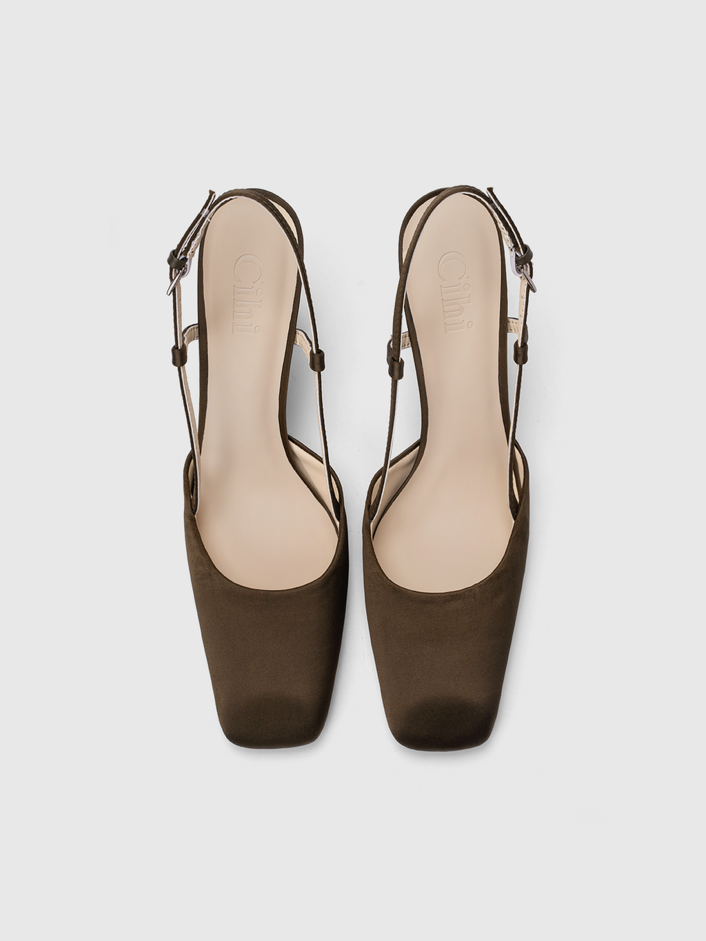 Cihi Elegant Stitched Block-Heel